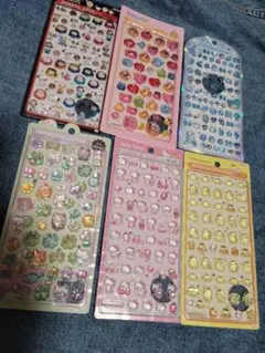 ボンボンドロップ　キャラクターシール 6シートセット