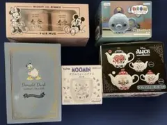 マグカップ・ティーポット・グラス等５点セット