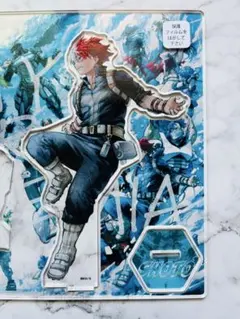 ヒロアカ 轟焦凍 原画展 アクリルMEGAフィギュアW