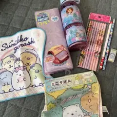 学校で使えるディズニー、すみっコぐらし子ども用文具セット