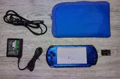 SONY PSP3000 本体＆充電器（バッテリー付） 青　バイブラントブルー