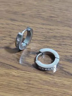 ステンレス製フープピアス 新品・金属アレルギー対応