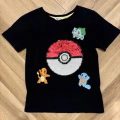 ポケモン Tシャツ 黒 120cm H&M