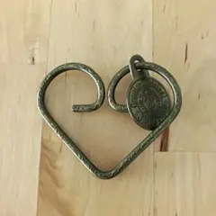 Jean Ring (ジーンリング)　ハート型 キーリング　真鍮製
