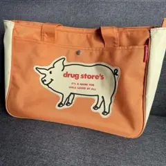 ドラッグストアーズ オレンジ トートバッグ