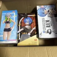 リゼロレムフィギュア3点セット「おまけ付き」