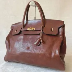 人気✨ハンドバッグ 南京錠 カデナ フォーマル 本革 レザー ゴールド金具