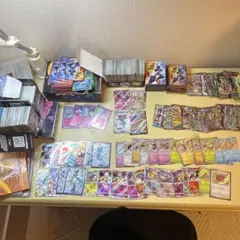 【引退品】約5kgポケモンカードセット多数、ホロ・SR含むデッキシールド含む