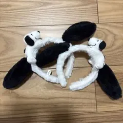 スヌーピー カチューシャ　ペアセット