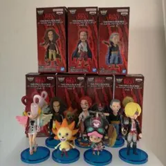 ワンピースワールドコレクタブルフィギュアFILM RED　８体まとめ売り