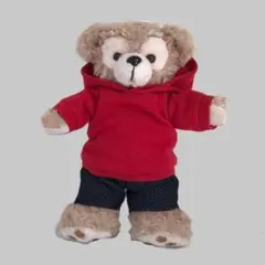 14cmぬいば用【2点★コーデセット】レッドパーカー&デニムパンツのサムネイル