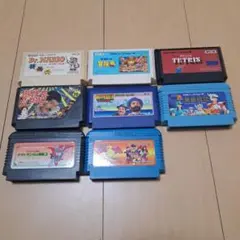レア レトロ まとめ売り８本セット 動作確認済み　ファミコンソフト
