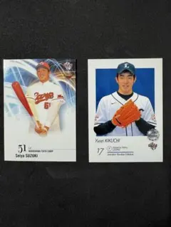 鈴木誠也・菊池雄星 ルーキーエディションカードセット