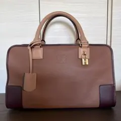 LOEWE ロエベ アマソナ36 トリコロール ベージュ系 本革 正規品のサムネイル