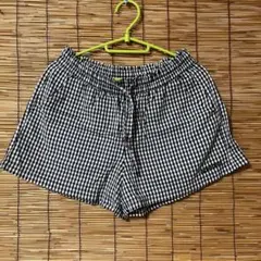 adidas ギンガムチェック ショートパンツ 管理番号23