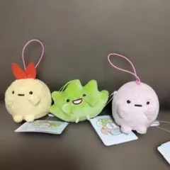 すみっコぐらしばんざいゴムひも付きマスコットpart2　３種
