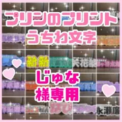 じゅな様専用　連結うちわ文字　文字パネル　うちわ文字