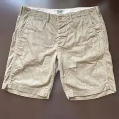 リアルマッコイズ ショートパンツ　ボタンフライ　カーキ　サイズ34のサムネイル