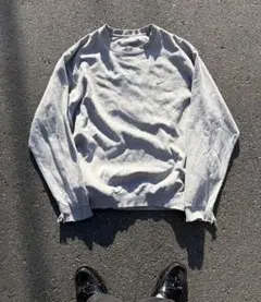 90s 00s y2k ナイキNike Team グレー スウェット