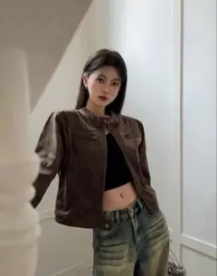 ヴィンテージ ブラウンジャケット