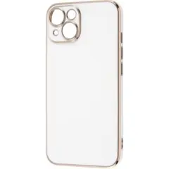 iPhone 14 ケース カバー スマホリング ホワイト ソフトカバー