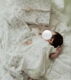 Haruulala organic 60cm ロンパース　白