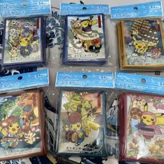 ポケモンセンタートウホクR お祭りごっこ ポケカ　スリーブ　デッキシールド 6種のサムネイル