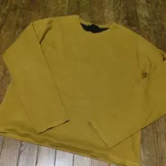 ZARA クルーネック長袖カットソー マスタード Mのサムネイル