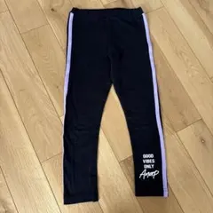 ANAP KIDS ブラックレギンス 120