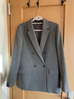 UNIQLO ダブルジャケット グレーMサイズ