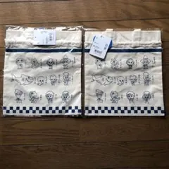 ポケユニ　和柄巾着トート　2点セット