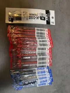 ZEBRA 多色ジェルボールペン用替芯 JK-0.5 黒 赤 青 セットのサムネイル