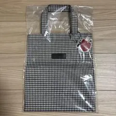 ファミリア　ギンガムチェックトートバッグ