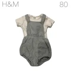 H&M【80】Tシャツ ロンパース セット