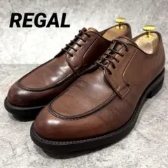 【希少】REGAL リーガル　25cm Uチップ　ビジネス　レザー　37FRのサムネイル