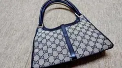 Gucci GGパターン トートバッグ ベージュ/ブラック