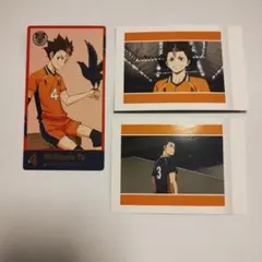 ハイキュー「ゴミ捨て場の決戦展」銀座松屋　カード　西谷夕　東峰旭　3枚セット