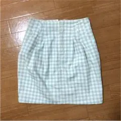 GU ギンガムチェックスカート