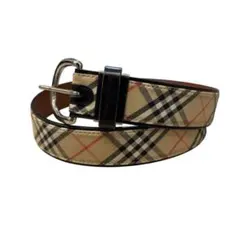 BURBERRY GOLF ノバチェック ベルト ベージュ - メルカリ
