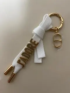 【新品未使用】Diorジャドール キーホルダー兼バッグチャーム キーリング 巾着
