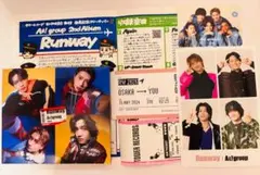 【Aぇ!group/RUNWAY初回限定B+ボーディングパス他特典付き】