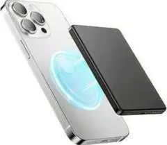 マグセーフ充電器 超薄型 MagSafe モバイル バッテリー 5000mAh