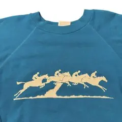 US古着 Hanes ヴィンテージ スウェット 障害物 競馬 XL