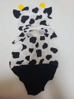 CROISSANCE BÉBÉ ベベ　牛柄　ロンパース　70　帽子付き