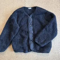 brashes 黒 ボアコート ブルゾン 150サイズ 男女兼用