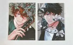 ギヴン キヅナツキ　先生 佐藤真冬 上ノ山立夏表紙イラストクリアカード