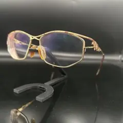 CAZAL カザール ヴィンテージ メガネ ゴールド レッド スクエア 眼鏡