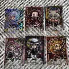 鬼滅の刃 ホログラムカード など　6枚セット