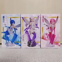 ラウンドワン限定 リゼロ レム ラム エミリア ジュエルプリンセス 3体セット②