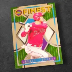 大谷翔平 2022 Topps Finest グリーンスペックル・リフレクター